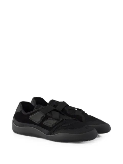 Prada Speedrock technical mesh and leather sneakers