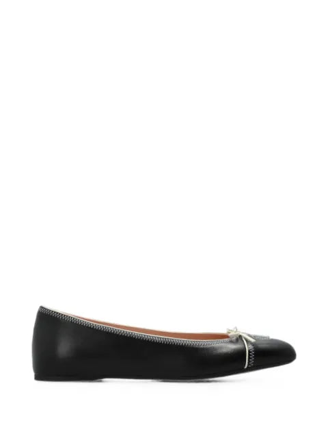 Valentino Garavani VLogo Signature bow-detail ballet flats