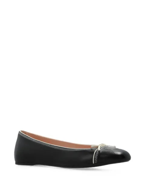 Valentino Garavani VLogo Signature bow-detail ballet flats