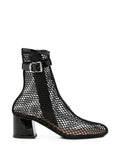 Alaïa boots 55 in fishnet