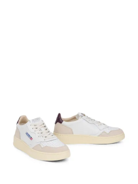 Autry Medalist suede-panel sneakers