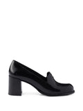 Prada brushed leather loafers
