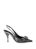 Prada leather slingback pumps
