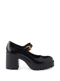 Prada brushed leather pumps