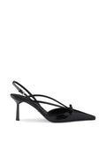 Prada brushed leather slingback pumps