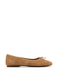 Sam Edelman Allie bow-detail suede ballet flats