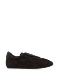 Dolce & Gabbana soft ballet sneakers in split calfskin