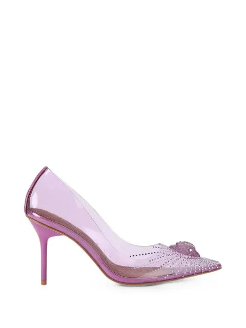 Kurt Geiger London crystal-embellished Eagle pumps