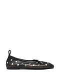 ALOHAS Rosalind stud-embellished leather ballet flats