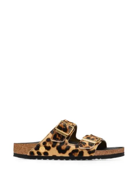 Birkenstock Arizona leopard-print sandals