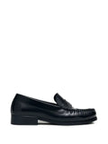ALOHAS Rivet leather penny loafers
