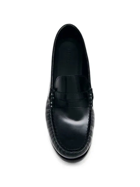 ALOHAS Rivet leather penny loafers