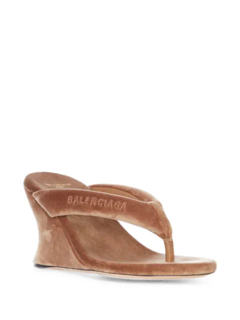 Balenciaga Gaeta wedge thong sandals