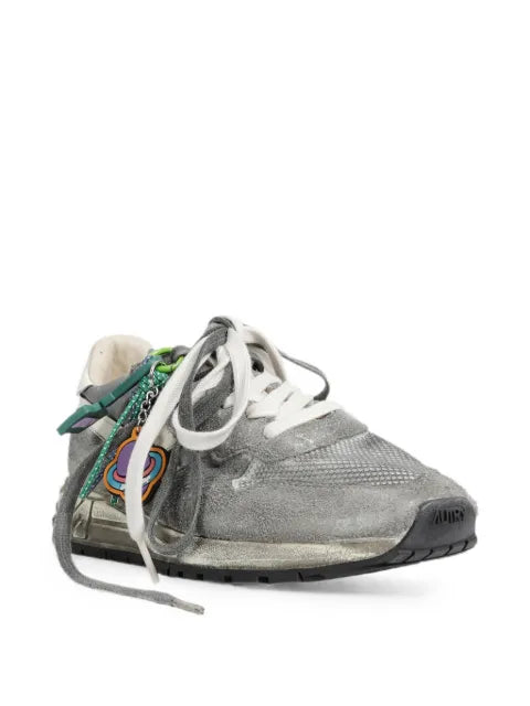 Autry Reelwind Super Vintage sneakers in white and black suede and nylon