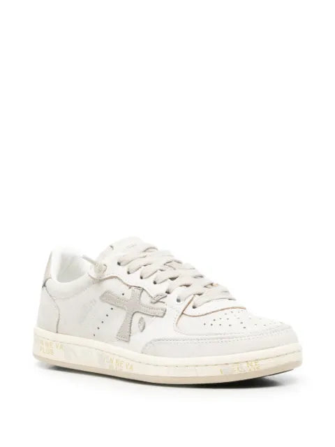 Premiata logo-patch sneakers
