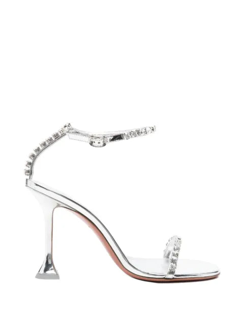 Amina Muaddi Gigi crystal-embellished heeled sandals