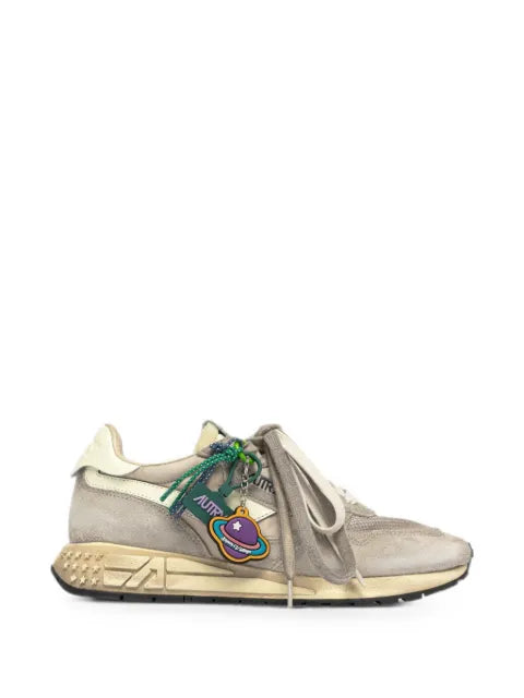 Autry Super Vintage suede-panelled sneakers