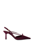 Prada Decollete suede slingback pumps