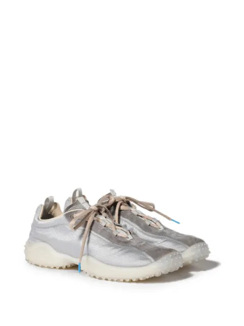 Miu Miu Bubble technical-fabric and suede sneakers
