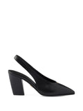 Prada Decollete leather slingback pumps