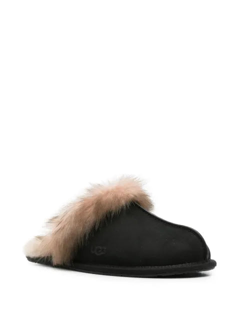 UGG shearling-trim slip-on slippers
