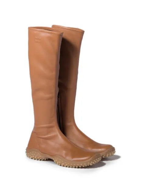 Miu Miu stretch nappa leather boots