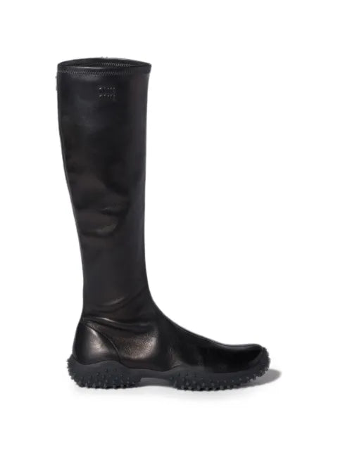 Miu Miu stretch nappa leather boots