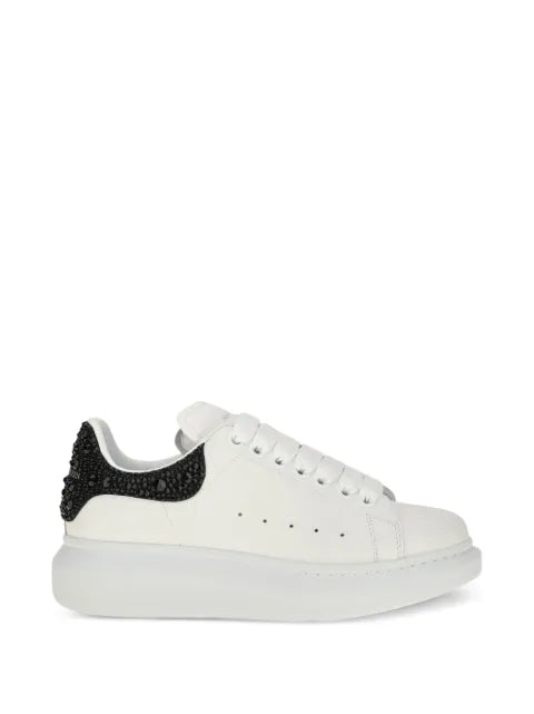 Alexander McQueen Oversized white and jet black sneakers