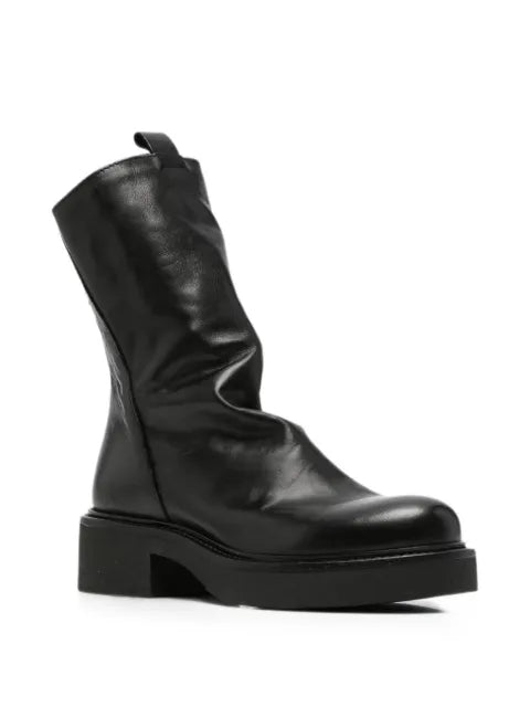 Metisse slouchy rear-zip ankle boots