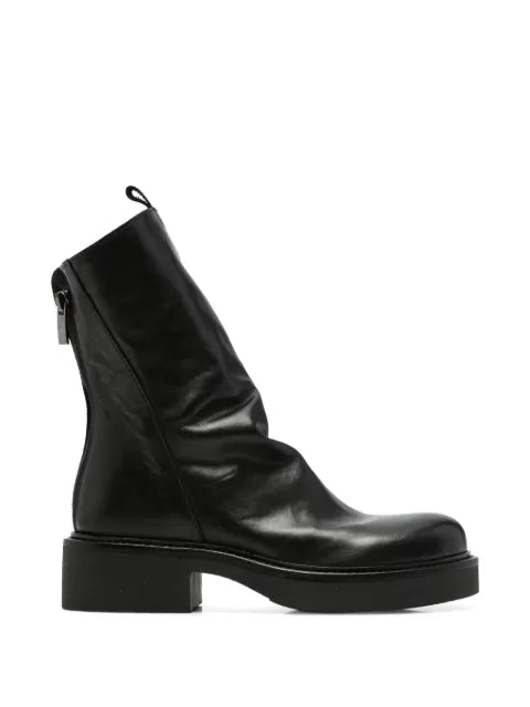 Metisse slouchy rear-zip ankle boots