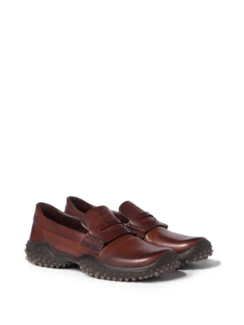 Miu Miu leather loafers