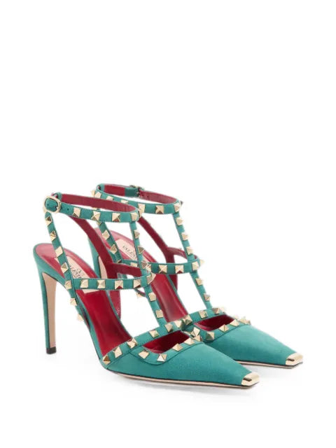 Valentino Garavani Rockstud suede pumps 100mm