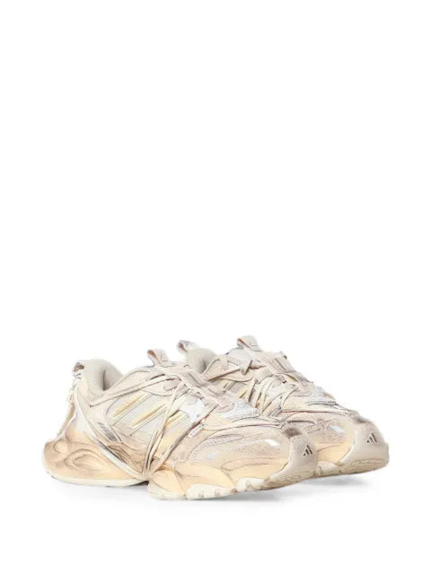 adidas distressed panelled sneakers