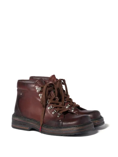 Miu Miu leather booties