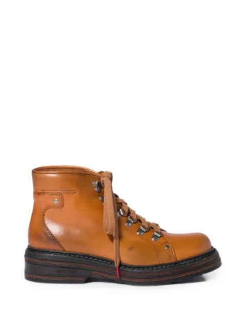 Miu Miu leather booties