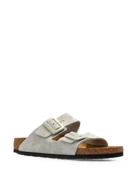Birkenstock Arizona buckle suede sandals