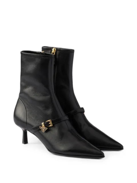 Prada stretch nappa leather booties