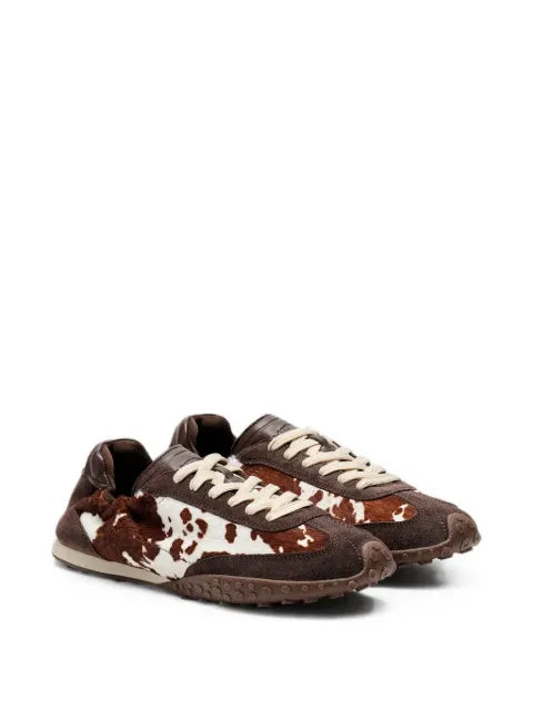 Hoff Bridge cow-print calf-hair sneakers