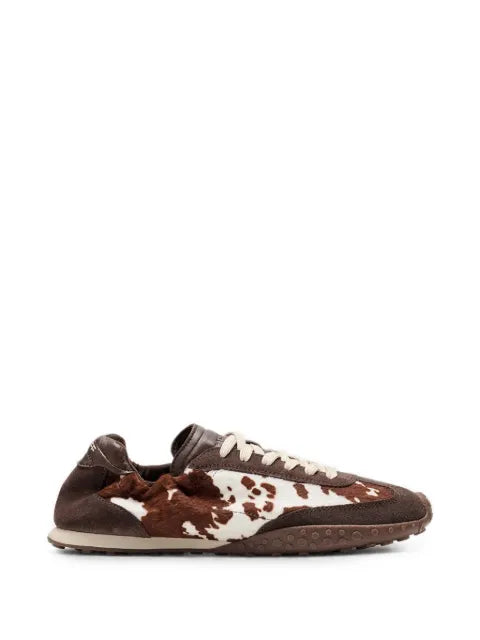 Hoff Bridge cow-print calf-hair sneakers