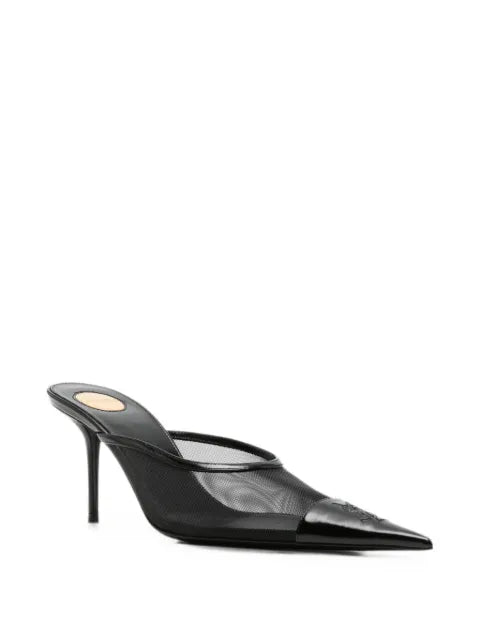 Saint Laurent Renée mules in mesh