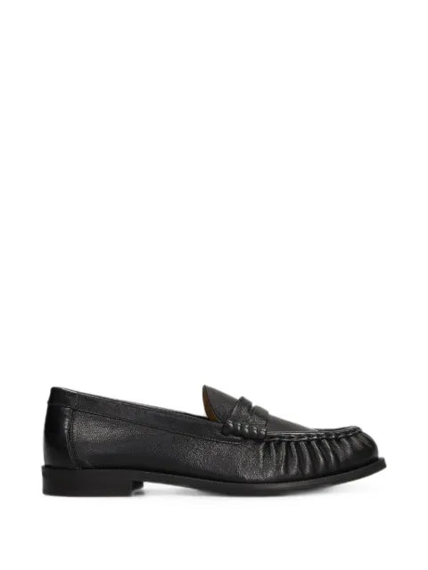 Julie Dee ruched penny loafers