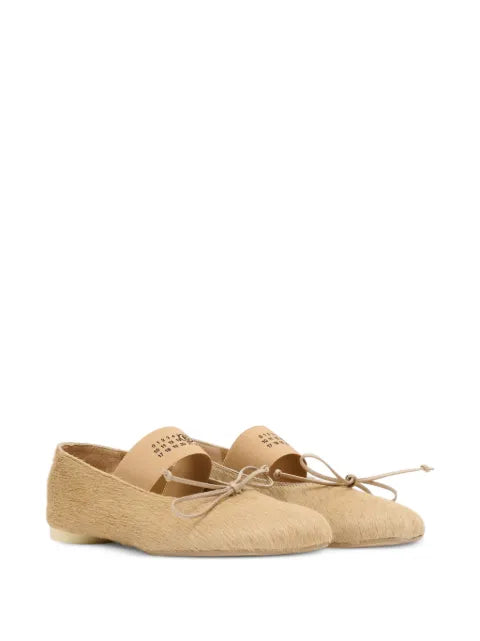 MM6 Maison Margiela Anatomic round-toe ballet flats