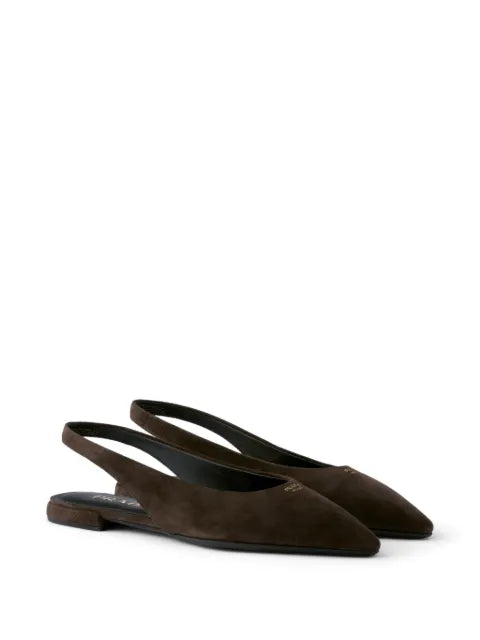 Prada suede ballerinas