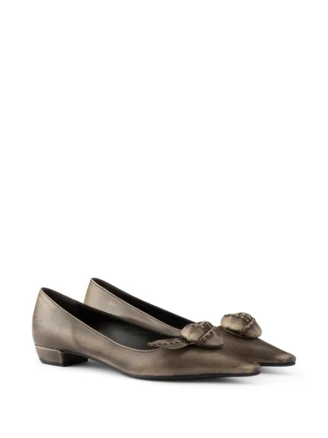 Prada leather ballerinas