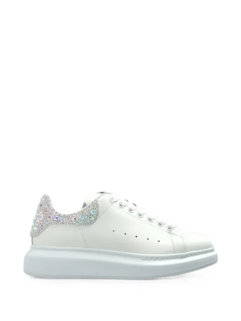 Alexander McQueen Oversized crystal-embellished sneakers