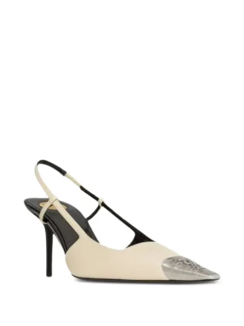 Saint Laurent Cassandre-plaque pumps
