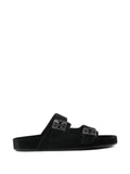 Tory Burch velvet buckle-fastening sandals
