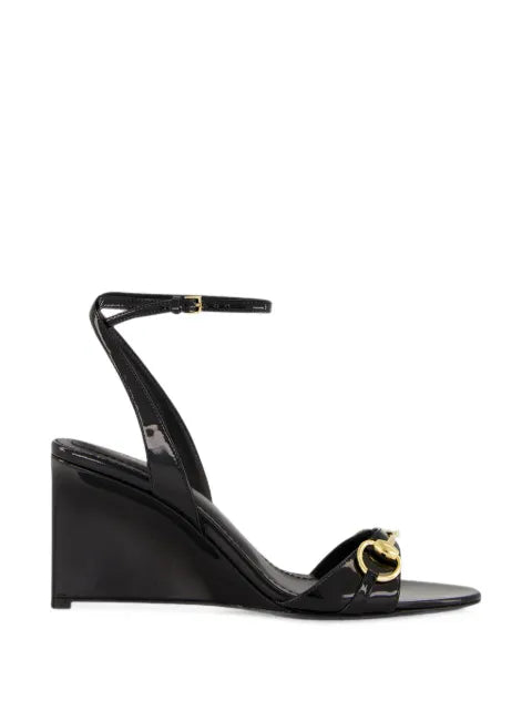 Gucci Donna Horsebit wedge sandals