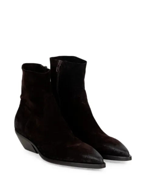 Elena Iachi distressed-effect pointed-toe boots