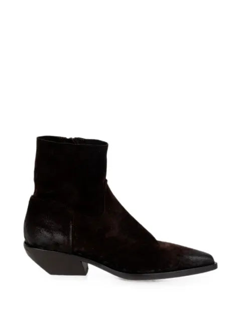 Elena Iachi distressed-effect pointed-toe boots